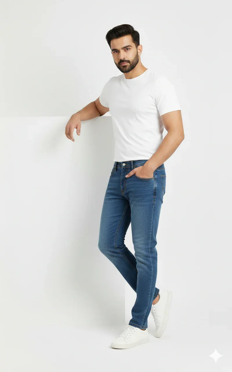 Men Slim Fit Jeans - Denim Spirits